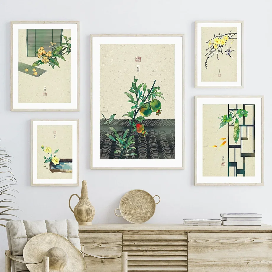 Resin Art And Deco - Nowe Chińskie Cyfry Ziemskie, Ptaki, Lotosy,