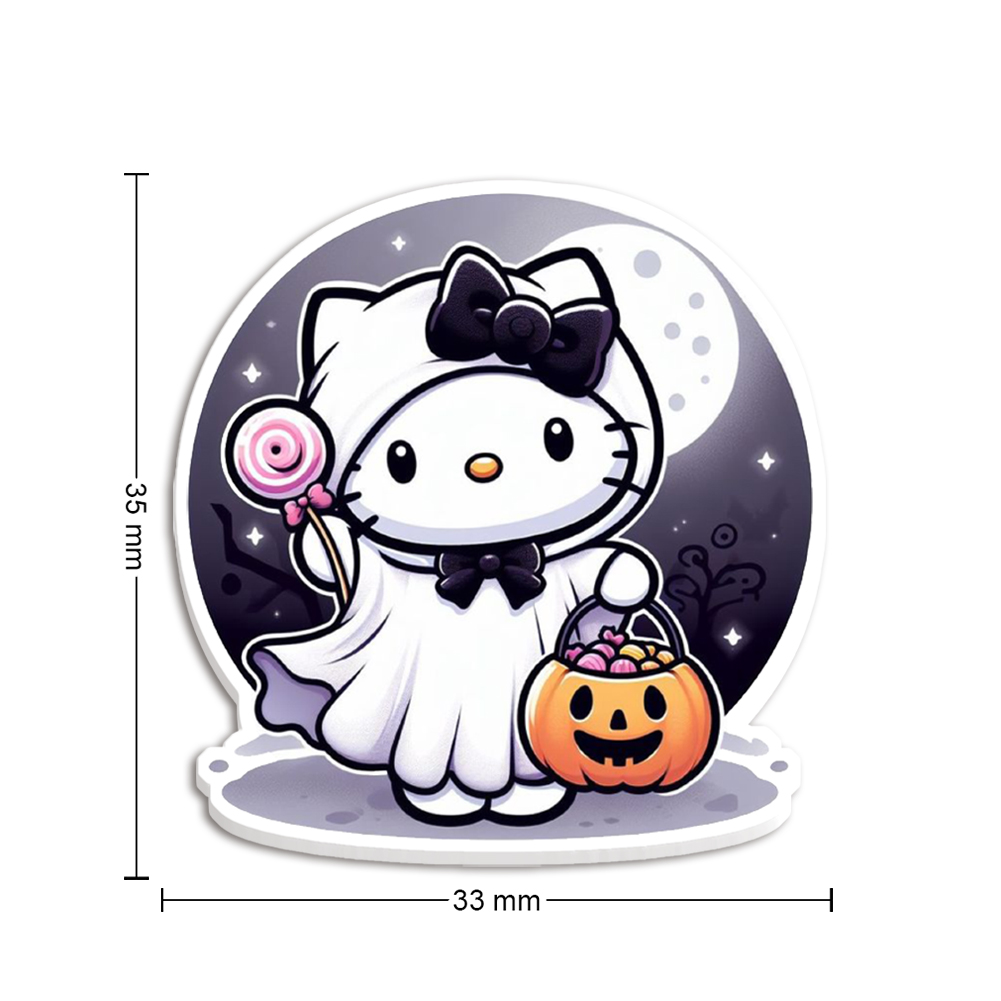 Resin Art And Deco - 10 sztuk/partia Sanr Halloween Hello Cat