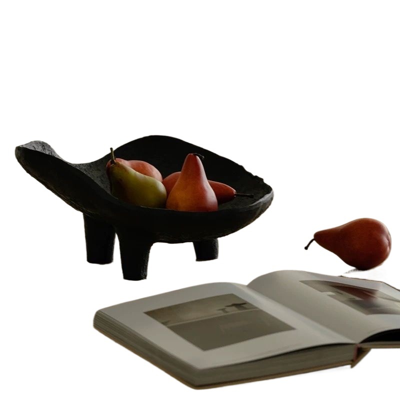Czarna Patera na Owoce, Żywicz – Resin Art Wooden Tray recenzja i cena