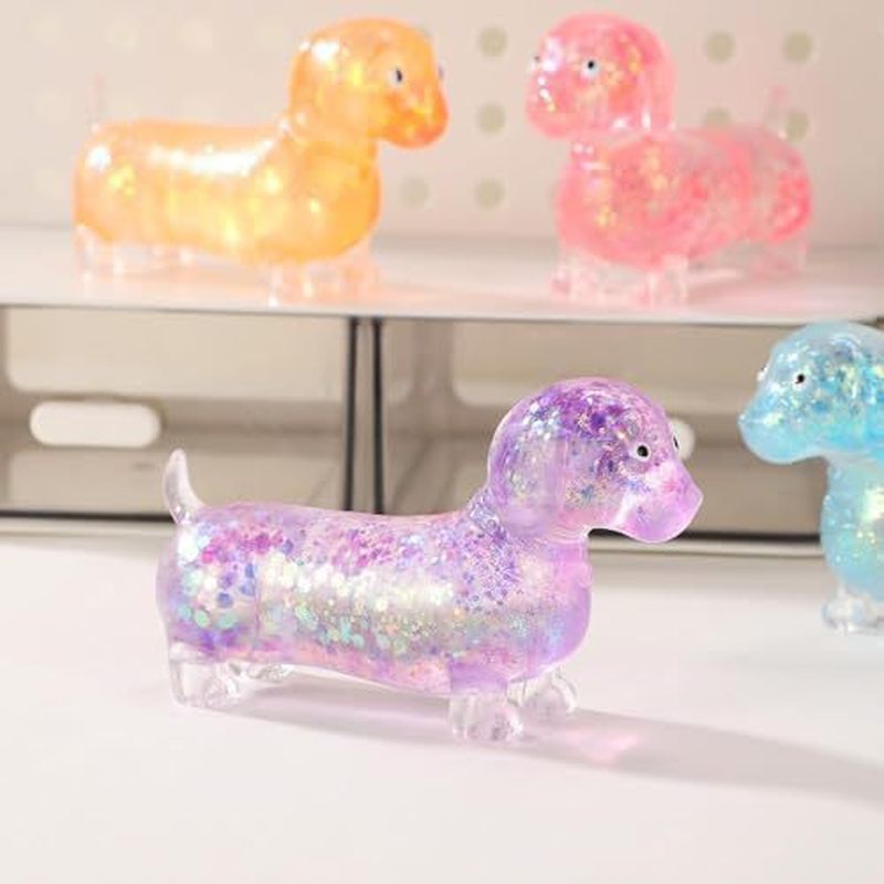 Błyszczący Jamnik z Brokatem M – Resin Art And Deco recenzja i cena