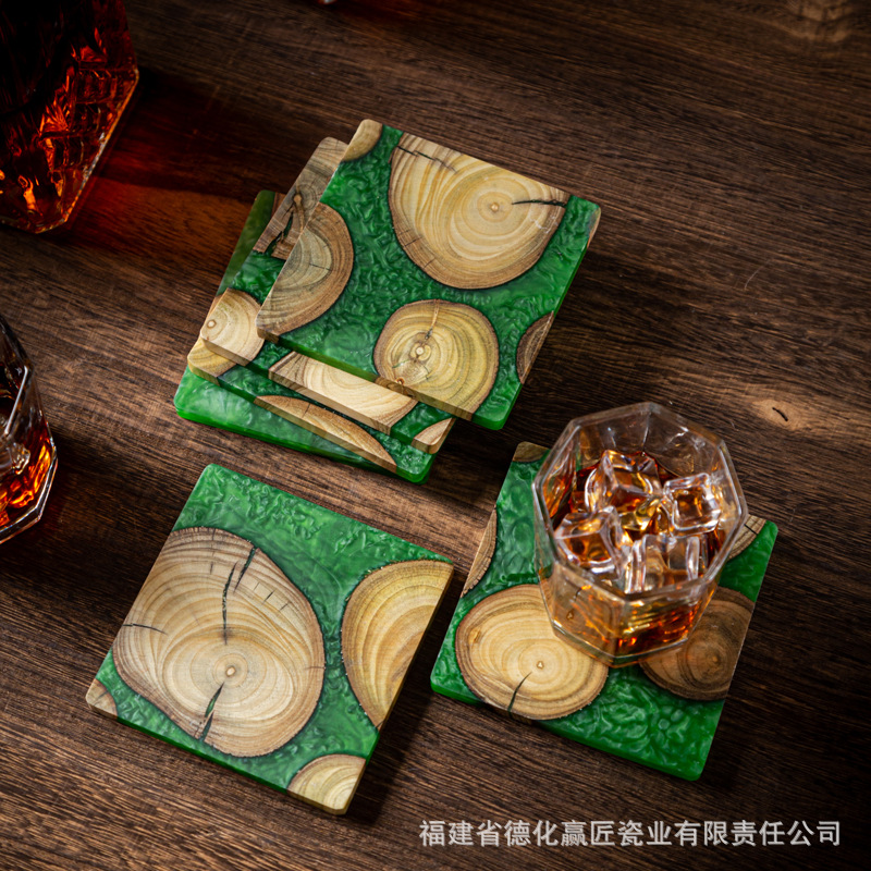 Taca do herbaty Zen Ink-Art Dr – Resin Art Wooden Tray recenzja i cena