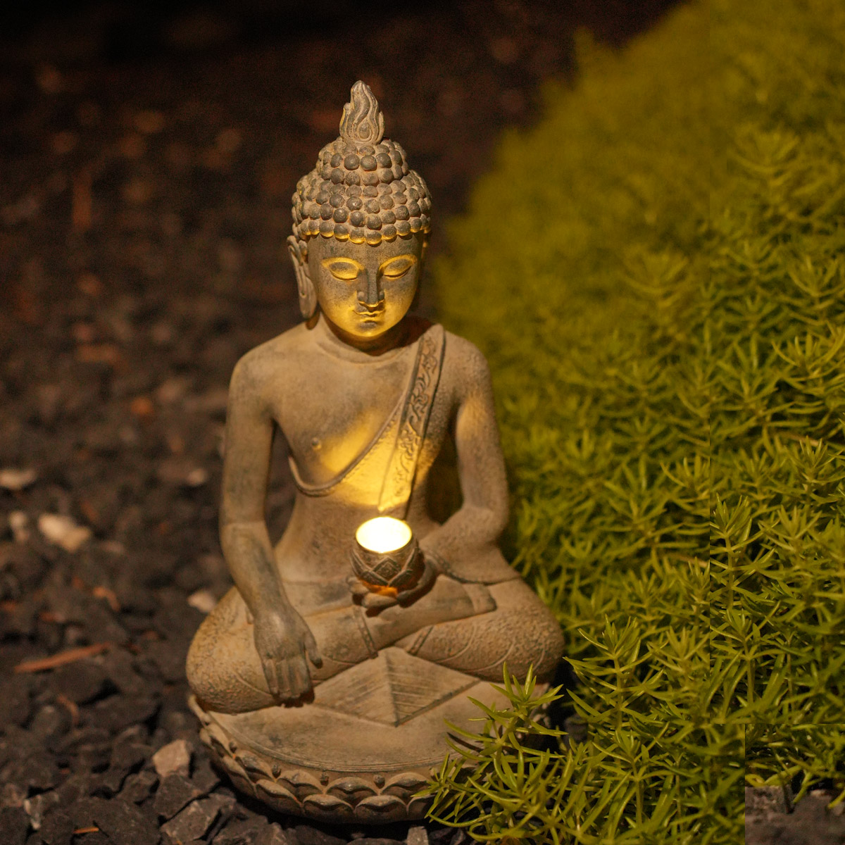 Statuetka Buddy zasilana energ – Resin Art India recenzja i cena