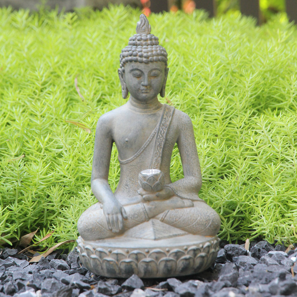 Statuetka Buddy zasilana energ – Resin Art India recenzja i cena