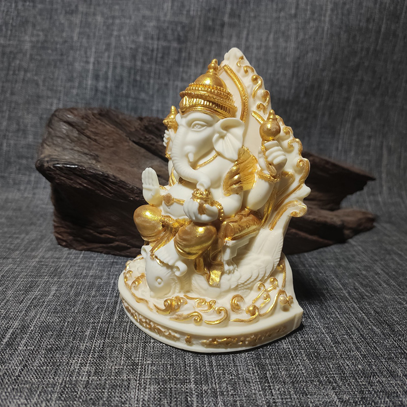 Figurka Ganesha z motywem słon – Resin Art India recenzja i cena