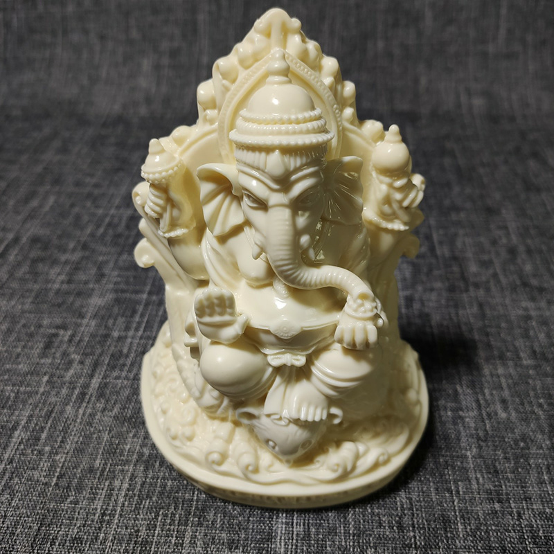 Figurka Ganesha z motywem słon – Resin Art India recenzja i cena